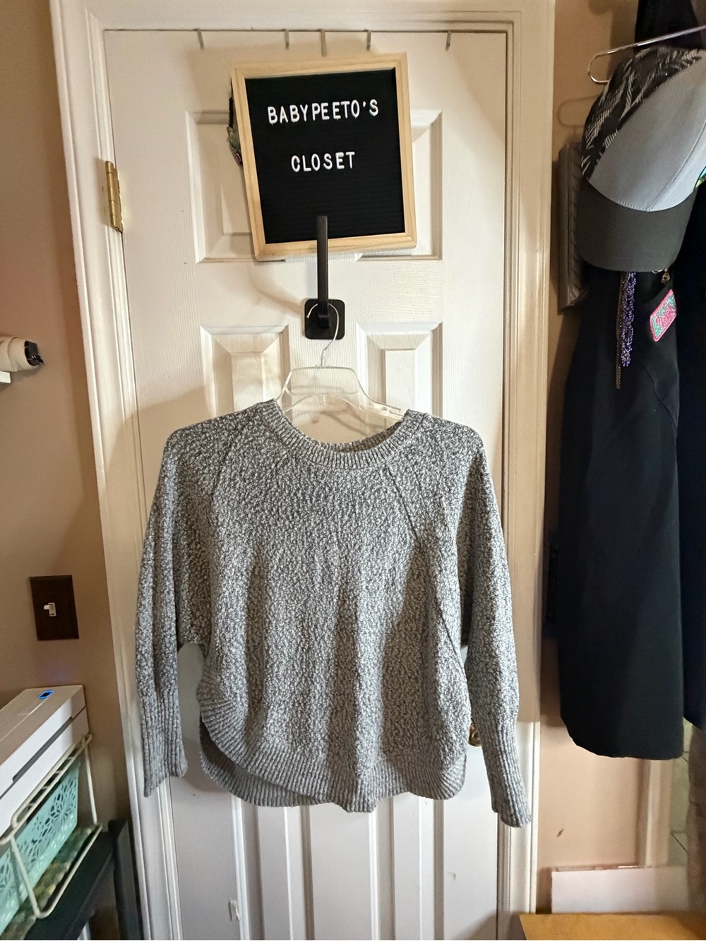 Rue21 Light Gray Crewneck Popcorn Knit Sweater